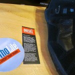 NEW with Box DIESEL NIIGATA Mens shoes size 11 solid black suede ortholite 0087