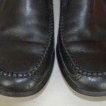 Cole Haan Men’s Black Leather Moccasin Slip On Shoes w/ Nike Air Soles 9M