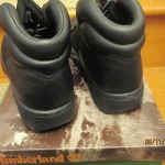 MENS TIMBERLAND BLACK FIELD BOOTS SIZE 10