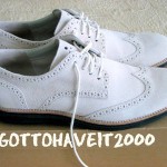 Cole Haan with Nike Technology Lunar Grand Wing-Tip, Ivory / Black  sz.13   L@@K