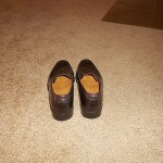 Cole Haan mens dark brown shoes with Nike Air Sole size 11 M