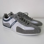 HUGO BOSS ORANGE Mens Seamon Leather Sneakers Sz EUR 43 (US 10) NEW