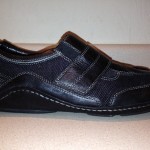 COLE HAAN NIKE AIR BLACK LEATHER SLIP-ON VELCRO DRIVING LOAFERS G SERIES 10.5 M