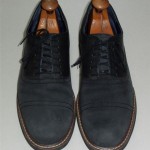 Cole Haan Nike Air gray leather & suede gray cap toe dress/casual shoes 12M