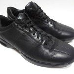 COLE HAAN MENS BLACK LEATHER SNEAKERS SHOES SIZE 11.5 M