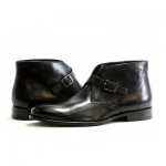 Hugo Boss Men Ankle Boots Henkor Leather Dress Shoes 50229866 Authentic