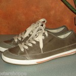 VINTAGE COLE HAAN MENS SOFT LEATHER LOW TOP SNEAKERS TAUPE 11 M HIPSTER