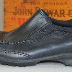 Cole Haan Men’s Black Leather Moccasin Slip On Shoes w/ Nike Air Soles 9M