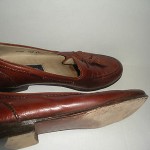 BRAGANO BY  COLE HAAN MEN’S BROWN LEATHER TASSEL LOAFERS SZ 9.5 M