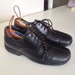 Mens Casual Black Leather Cole Haan Shoes Size 8.5M