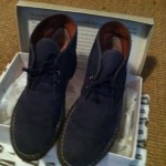 Clarks Original Desert Boot Navy Canvas