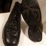 COLE HAAN CITY NIKE AIR MEN BLACK LEATHER ANKLE BOOTS SNEAKER SHOES SZ 9 M