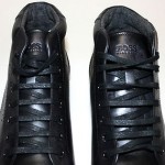 $395 Hugo Boss ‘NIKKOS’ Size 10 (9 UK) Leather Ankle Boots/Sneakers in Black
