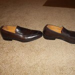 Cole Haan mens dark brown shoes with Nike Air Sole size 11 M
