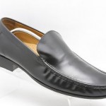 NICE! Mens shoes COLE HAAN black leather slip ons loafers sz 11.5 M
