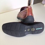 Mens Casual Cole Haan Nike Air Brown Leather Loafers Shoes Size 9M