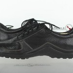 Mens Cole Haan Stylish Black Leather Fashion Sneakers Shoes Sz. 9.5 M