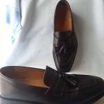 cole haan leather shoes sz 9 m ,black,loafers,tassel,nike air