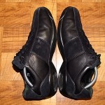 Cole Haan Nike Air Ventura Black Leather Nubuck Fashion Sneakers Shoes Mens 10.5
