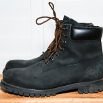 TIMBERLAND Leather Hiking Work Ankle Black Boots Men’s 12 W