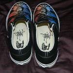 RICK GRIFFIN VANS classic slip-on SHOES MENS 10 ARTIST GRATEFUL DEAD