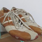 Mens sz 10.5 M leather w/suede trim Diesel athletic low profile tennis shoes