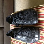 Diesel Black leather Almaty shoes Size 12