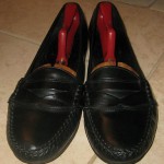 Mens Cole Haan Blk All Leather Italian Classic Penny Loafers sz 11 W