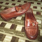 Cole Haan Brown Leather Loafer Shoes Sz 12 Mens Genuine Handsewn