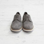NwB Cole Haan LunarGrand Long Wingtip Kudu Suede Lime Stone SoHo C11867 8.5M