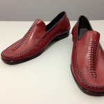 Cole Haan Women Dress Shoes Size 10B Burgundy Leather Slip On Loafers