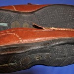 COLE HAAN NIKE AIR Slip on LEATHER MEN’S Brown Loafers  US  10 1/2 M GREAT!!!