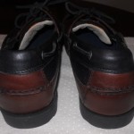 NEW Timberland Kiawah 2T Black & Brown Leather two eye Boat Deck Shoes Mens 13M