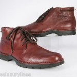COLE HAAN Dark Tan  Leather Nike Air Ankle Boots Shoes 11 M
