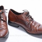 COLE HAAN NIKE AIR COLTON 10 M brown OXFORD leather C08191 plain toe CASUAL shoe