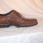 NWOB Cole Haan Mens 16W Brown Pebbled Leather Lace up Oxford Shoes