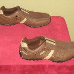 Mens PRE-OWNED Diesel Loop on Each Side Slip-on Sneakers Shoes – Brown – Size 10