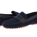Cole Haan Mens Air Grant Penny Blazer Blue Drivers Slip-On Loafers Driving Shoes