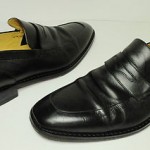 COLE HAAN Black Leather Classic Slip-On Loafers – US 10.5 M