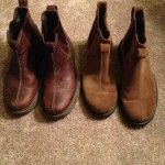 2 Pair Clarks Slip On Boots Mens 8 1/2 Great Condition