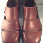 COLE HAAN – NIKE AIR Mens Brown Leather Casual Shoes Size 8 M Medium