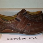 COLE HAAN NIKE AIR BROWN LEATHER SLIP-ON VELCRO DRIVING LOAFERS G SERIES 10.5 M