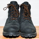 TIMBERLAND Leather Hiking Work Ankle Black Boots Men’s 12 W