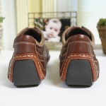 COLE HAAN Nike Air Technology Leather Brown Sneakers Shoes Size 11 D