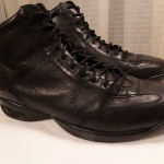 COLE HAAN CITY NIKE AIR MEN BLACK LEATHER ANKLE BOOTS SNEAKER SHOES SZ 9 M