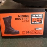 Timberland Pro Series Mining Boot Steel Toe Black 95557 Size 11 m/m Gore Tex