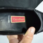 COLE HAAN NIKE AIR SLIP ON LOAFERS MEN SIZE 8-1/2 M BLACK LEATHER EUC
