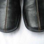 COLE HAAN BLACK LEATHER SPLIT TOE OXFORDS SIZE 10 MEDIUM