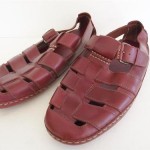 COLE HAAN COUNTRY Brown Leather Fisherman Sandals Mens 11 M Shoes Buckle