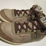 DIESEL “Broadway” Gray Suede/Nylon Mesh High Top  Sneakers Mens 9 Eur 42 MINT!
